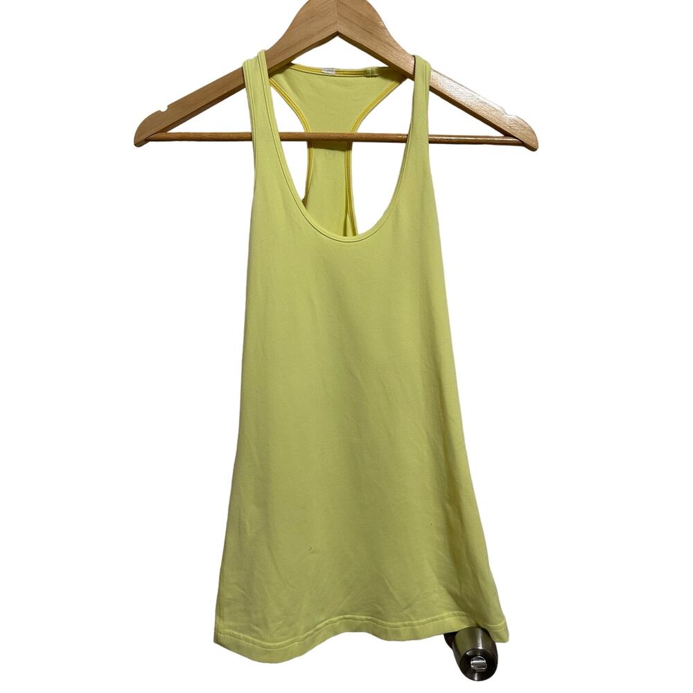 Lululemon‎ women's yellow racerback tank size 4